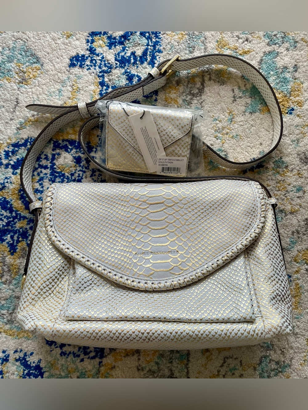 Aimee Kestenberg Leather All For Love Crossbody With NWT Wallet